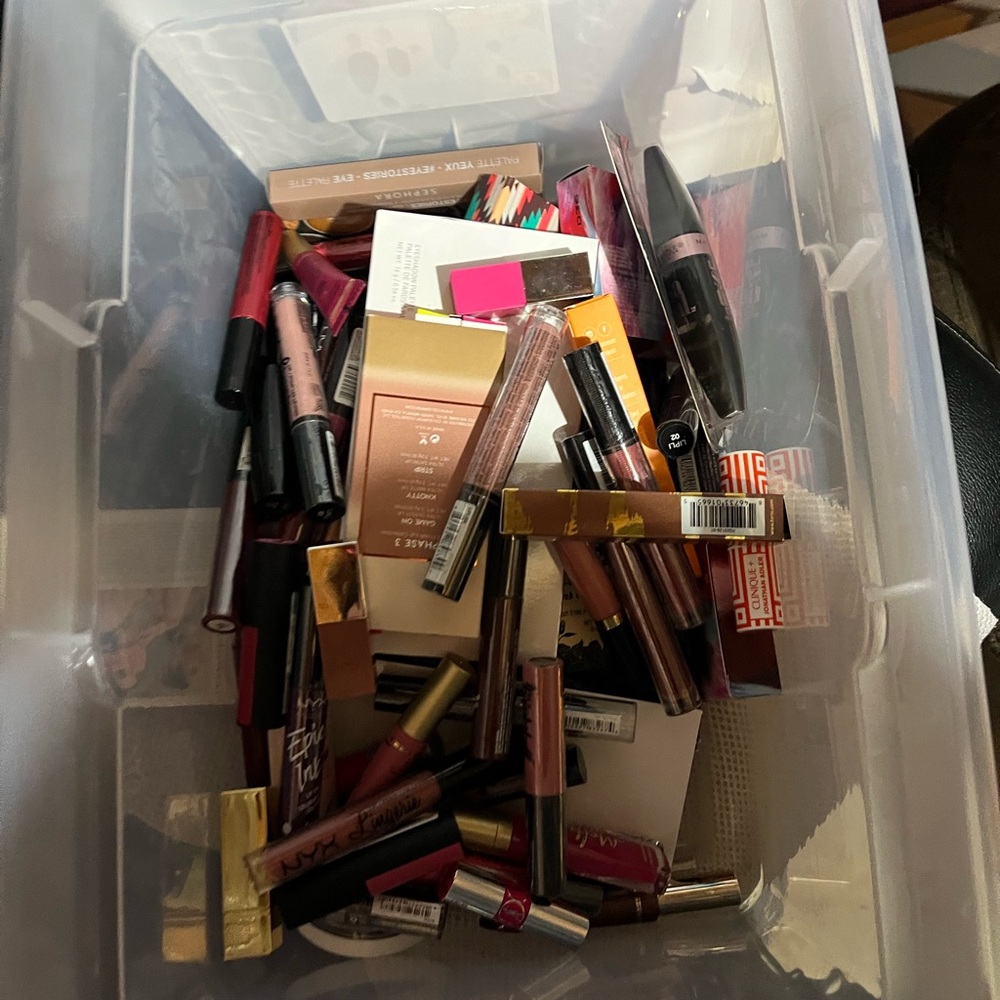 Assorted Lipstick and Makeup Set